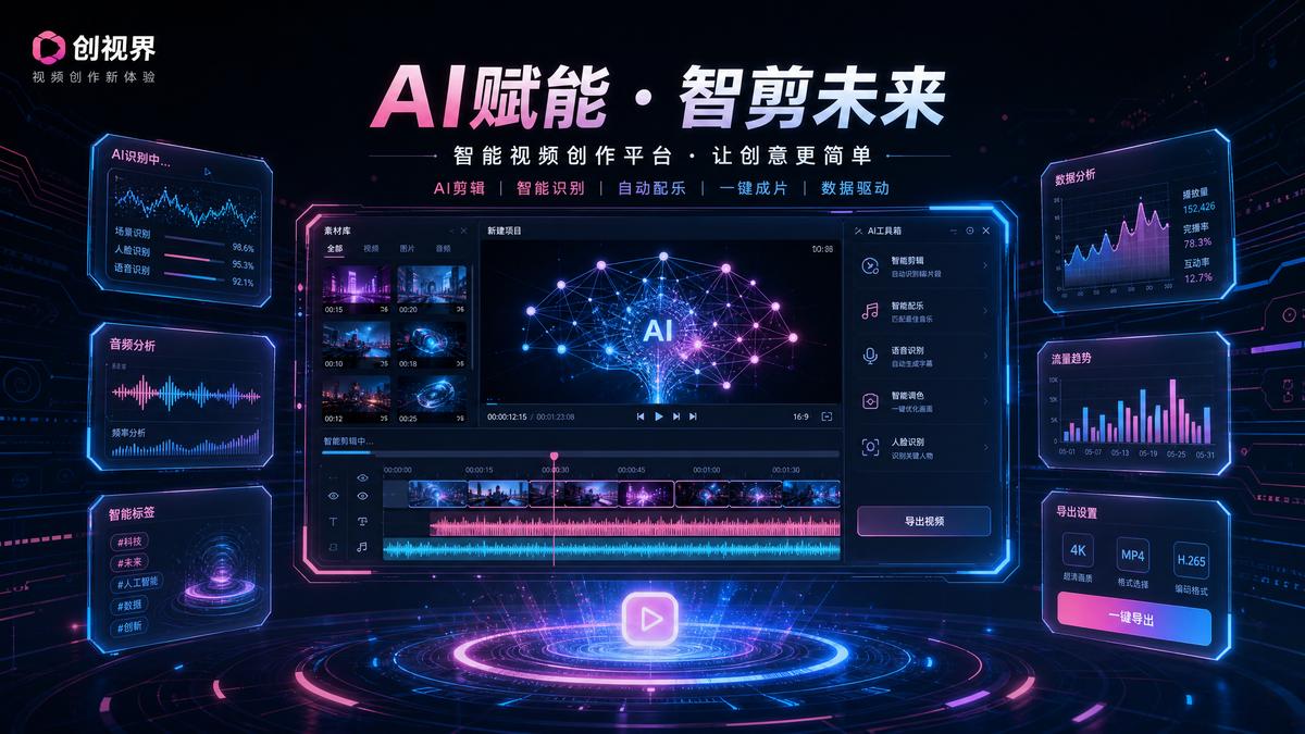 糖心vlog【糖心vlog AI视频教程】AI视频剪辑工具完整视频演示 | 智能剪辑视频教程